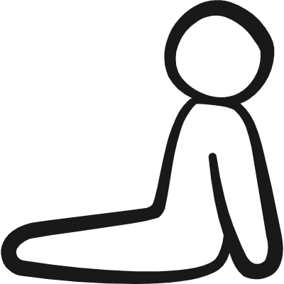 Yoga Cobra Icon from Freehand Duotone Set