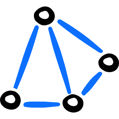 3d Print Pyramid Icon from Freehand Duotone Set