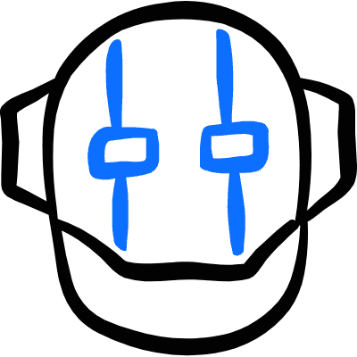 Ai Robot 5 Icon from Freehand Duotone Set