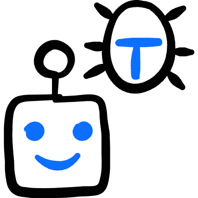 Ai Robot Bug Icon from Freehand Duotone Set