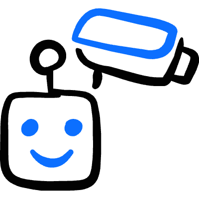 Ai Robot Cctv Icon from Freehand Duotone Set