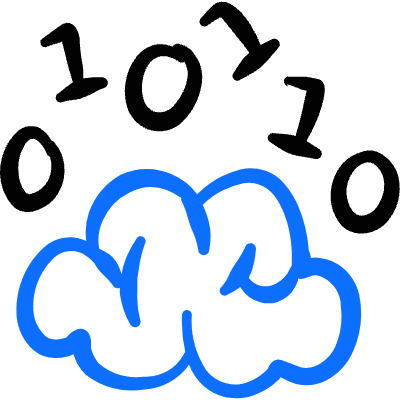 Ai Robot Coding Brain Icon from Freehand Duotone Set