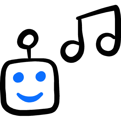 Ai Robot Music Icon from Freehand Duotone Set