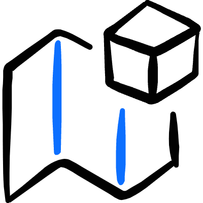 Ar App 3d Map 2 Icon from Freehand Duotone Set