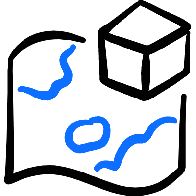 Ar App 3d Map 3 Icon from Freehand Duotone Set