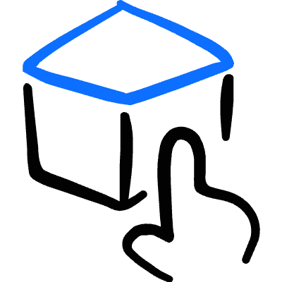 Ar App 3d Select Icon from Freehand Duotone Set