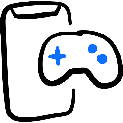 Ar App Gaming Icon from Freehand Duotone Set