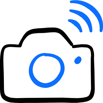Iot Technology Camera Icon from Freehand Duotone Set