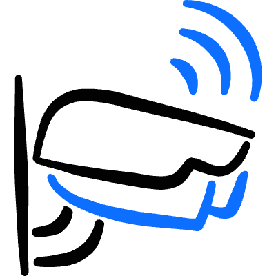 Iot Technology Wireless Cctv Icon from Freehand Duotone Set