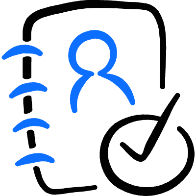 Privacy User Content Approval Icon from Freehand Duotone Set