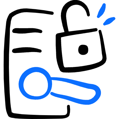 Smart House Door Locker Unlock Icon from Freehand Duotone Set