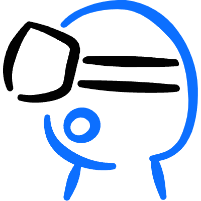 Virtual Reality Vr Device User 1 Icon from Freehand Duotone Set