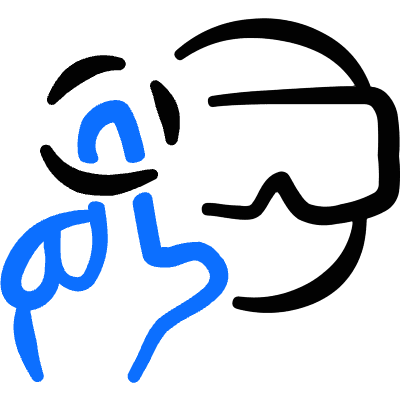 Virtual Reality Vr User Play Icon from Freehand Duotone Set