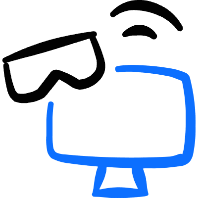 Virtual Reality Vr Wireless Connect Icon from Freehand Duotone Set