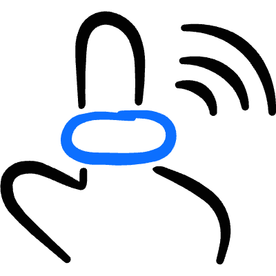 Wearable Device Ring 3 Icon from Freehand Duotone Set