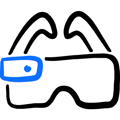 Wearable Device Smart Glasses 1 Icon from Freehand Duotone Set