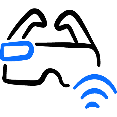 Wearable Device Smart Glasses 2 Icon from Freehand Duotone Set
