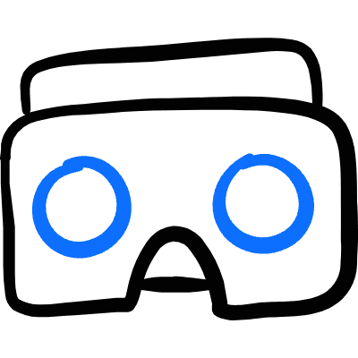 Wearable Device Vr 1 Icon from Freehand Duotone Set