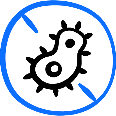 Characteristic Product Anti Bacteria Icon from Freehand Duotone Set