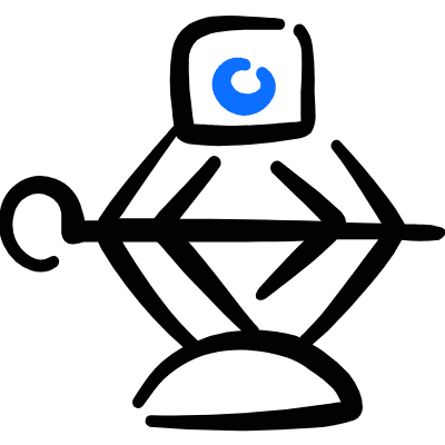 Clamp Machine Icon from Freehand Duotone Set