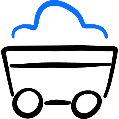 Equipment Cement Wagon Icon from Freehand Duotone Set