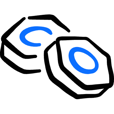 Hardware Nuts Icon from Freehand Duotone Set