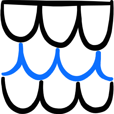 Material Tile Roof 1 Icon from Freehand Duotone Set