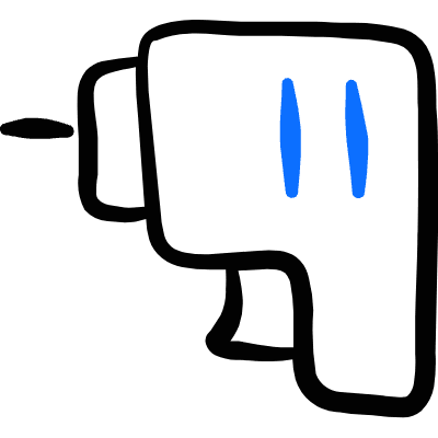 Power Tools Drill Icon from Freehand Duotone Set