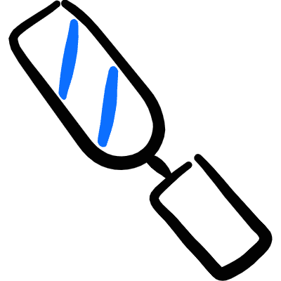 Tools Metal Rasp File Icon from Freehand Duotone Set