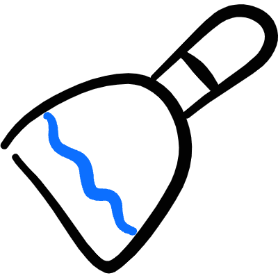 Tools Palette Trowel Icon from Freehand Duotone Set