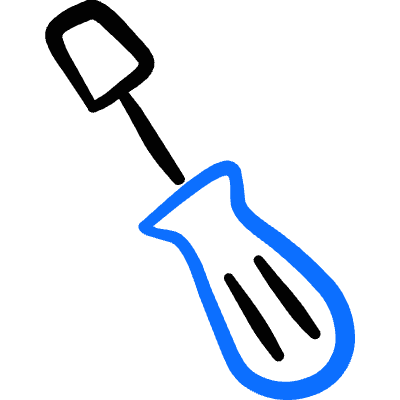 Tools Screwdriver Icon from Freehand Duotone Set
