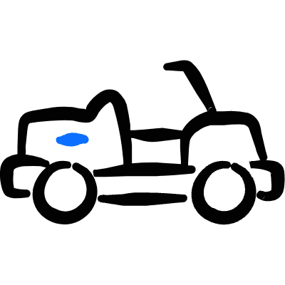Adventure Car Icon from Freehand Duotone Set