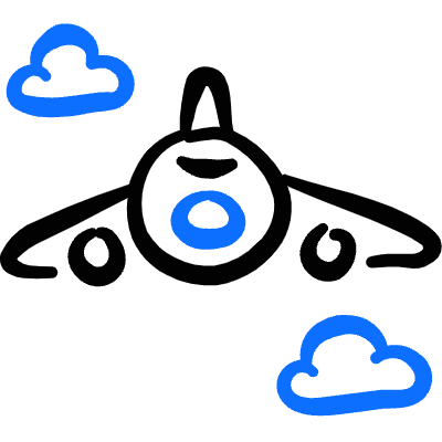 Aircraft Military Plane 1 Icon from Freehand Duotone Set