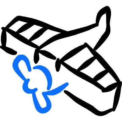 Aircraft Propeller 1 Icon from Freehand Duotone Set