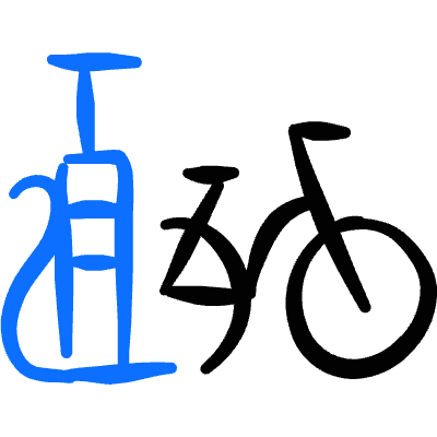 Bicycle Pump Icon from Freehand Duotone Set