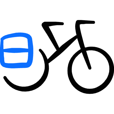 Bicycle Travel Bag Attach Icon from Freehand Duotone Set