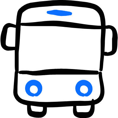 Bus 2 Icon from Freehand Duotone Set