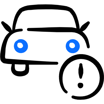 Car Actions Alert Icon from Freehand Duotone Set