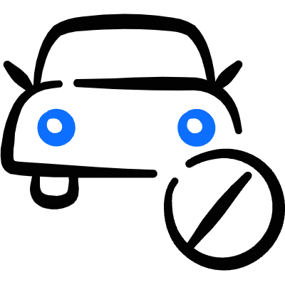 Car Actions Disable 1 Icon from Freehand Duotone Set