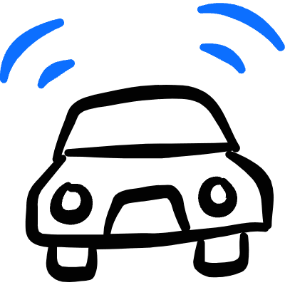 Car Actions Wifi Signal Icon from Freehand Duotone Set