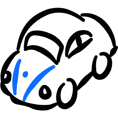 Car Retro Icon from Freehand Duotone Set