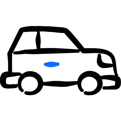 Car Smart Icon from Freehand Duotone Set