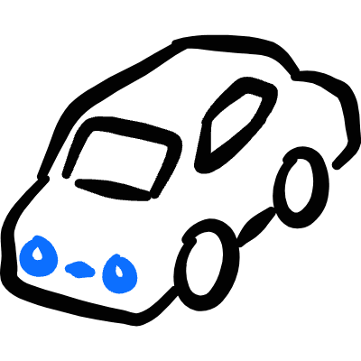 Car Icon from Freehand Duotone Set