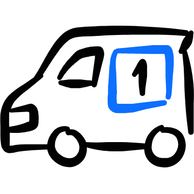 Car Wagon Icon from Freehand Duotone Set