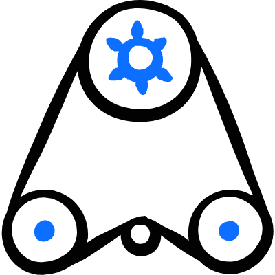 Engines Timing Belt Icon from Freehand Duotone Set