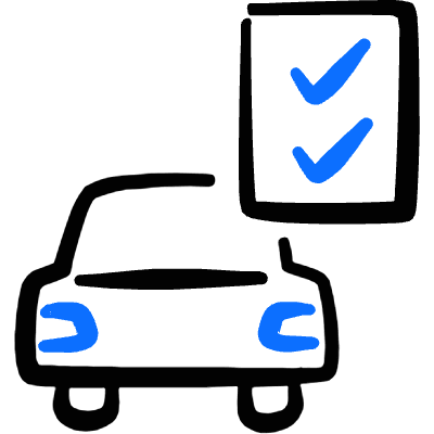 Car Repair Checklist 1 Icon from Freehand Duotone Set