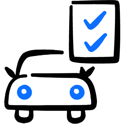 Car Repair Checklist Icon from Freehand Duotone Set