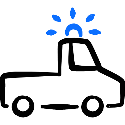 Car Repair Emergency Light Icon from Freehand Duotone Set