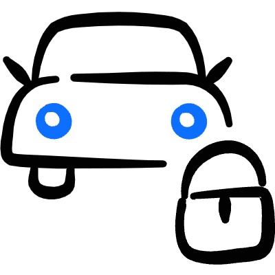 Car Repair Lock 1 Icon from Freehand Duotone Set