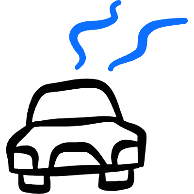 Car Repair Smoke Icon from Freehand Duotone Set